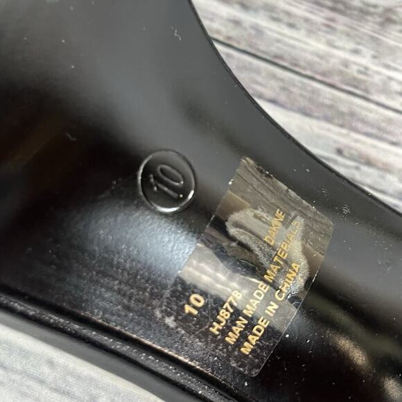 Cape Robbin Ultra Heels Stilettos Shoes sz 10 Black Gold Studs Cocktail Wedding - Picture 12 of 13